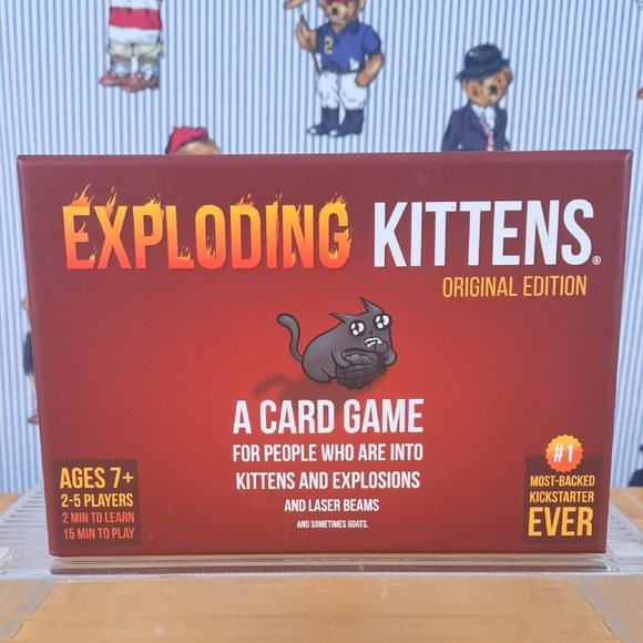 2020 Exploding Kittens Original Edition family card game - Picture 1 of 7
